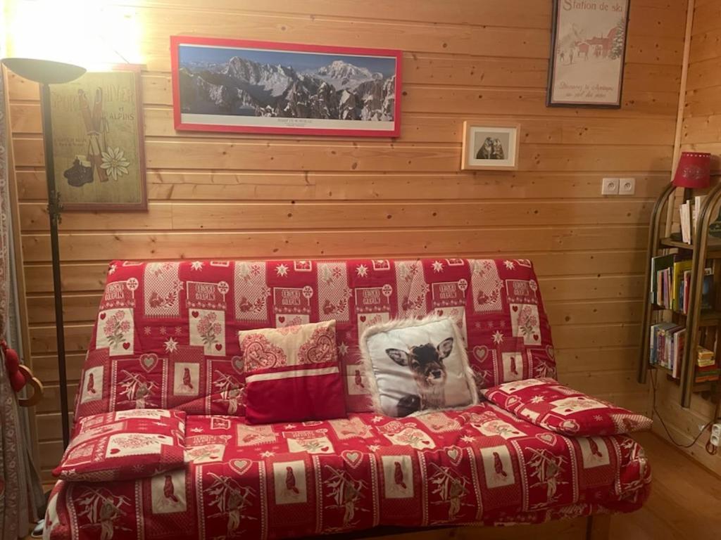 Studio 4 Personnes Vue Piste Лес дьо Алпс Екстериор снимка